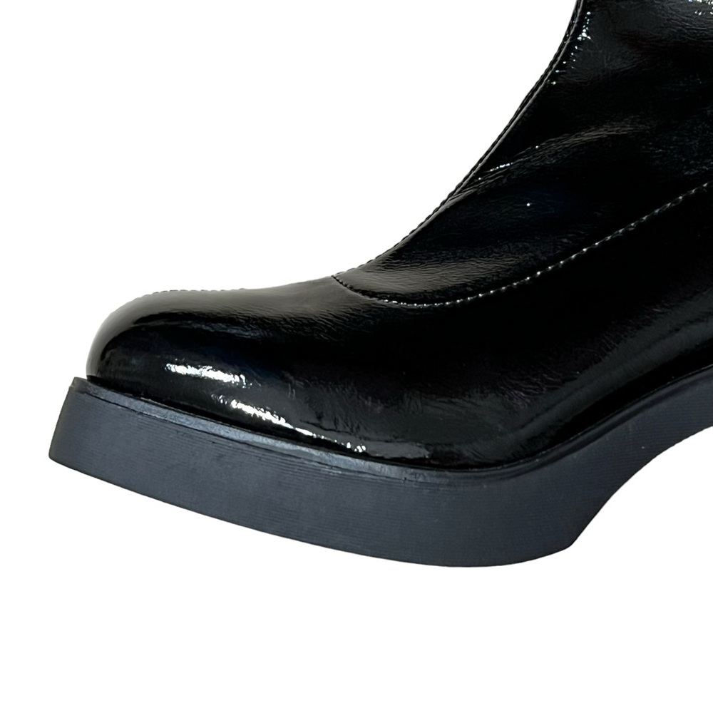 CALL IT SPRING Mid Calf Go-Go Boot Chunky Lug Sole - Picture 3 of 8